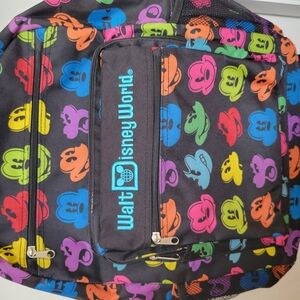Authentic Walt Disney World Mickey Mouse Backpack - Never Used!